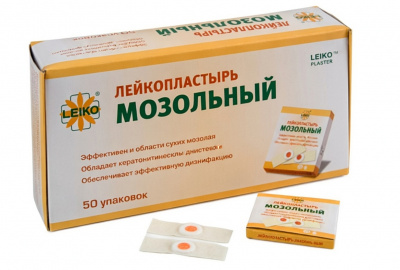 Лейк-рь мозольный Leiko 1шт 